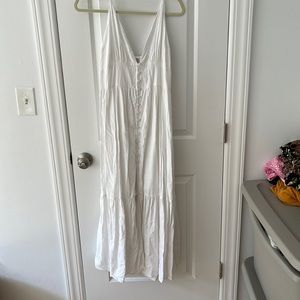 Abercrombie white maxi dress